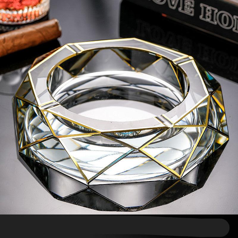 Glass Ashtray Creative Personality Trend Living Room Bedroom Office