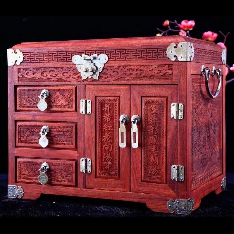 Mahogany Handicraft Ornaments All Tenon And Mortise Structure Without Paint