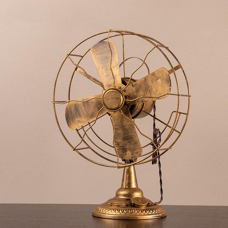 European Retro Nostalgic Fan Model Ornaments