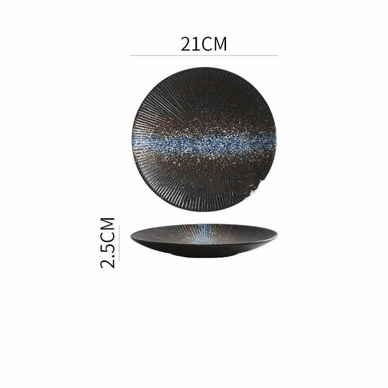 Porcelain Simple Round Ceramic Simple Plate