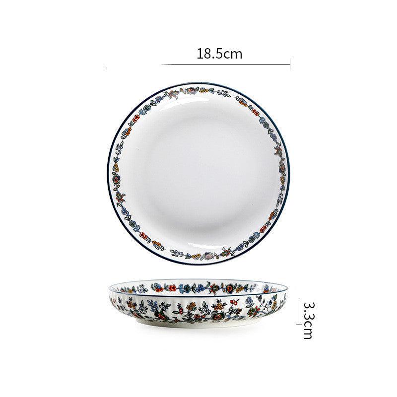 New Chinese Tableware Ceramic Rice Bowl