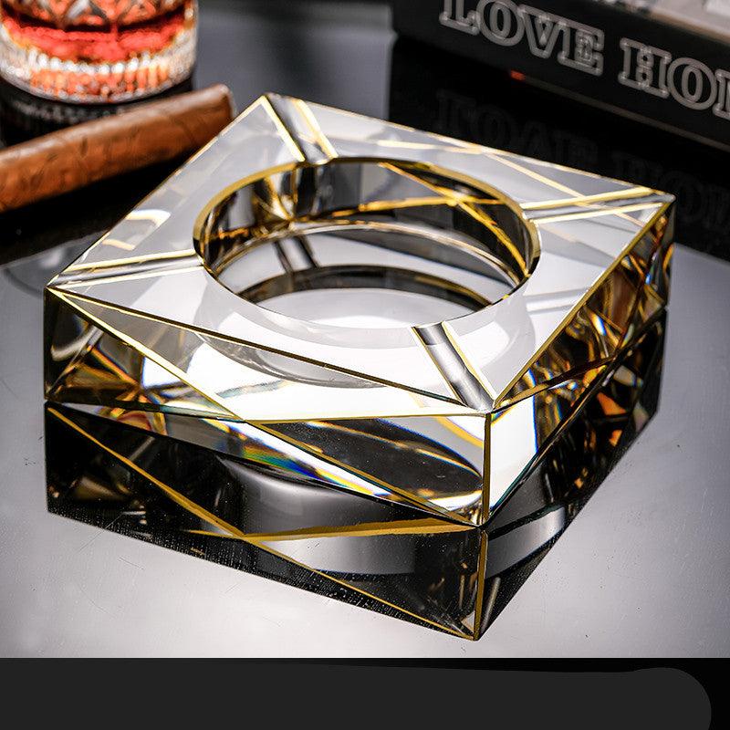Glass Ashtray Creative Personality Trend Living Room Bedroom Office