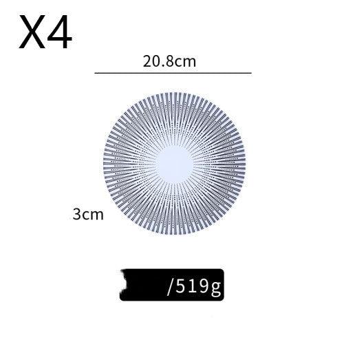 Porcelain Ceramic Plate Creative Home Simple