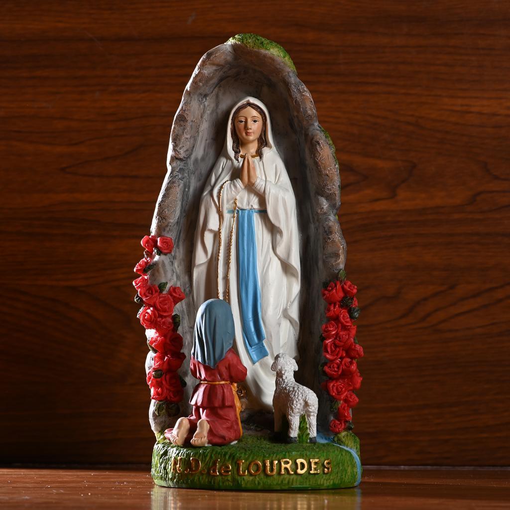 Beautiful Virgin Mary Figurine Sculpture Christian Wedding Gift Xmas