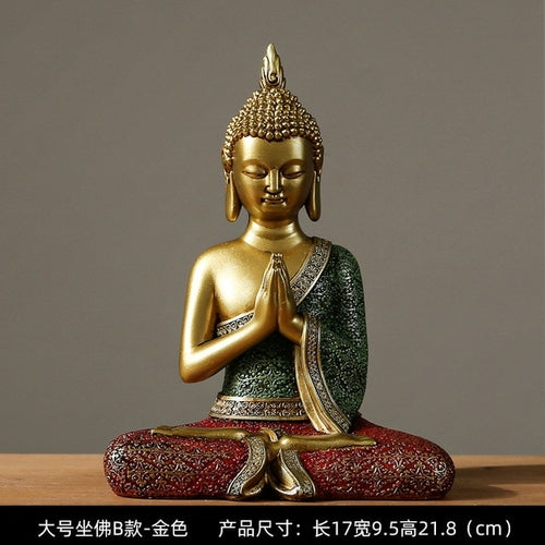 Buddha Statues Thailand Buddha Statue Sculpture Home Decor Office Desk