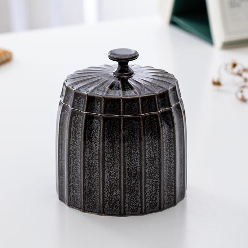 Ceramic Ashtray With Lid Hotel Household Ashtray