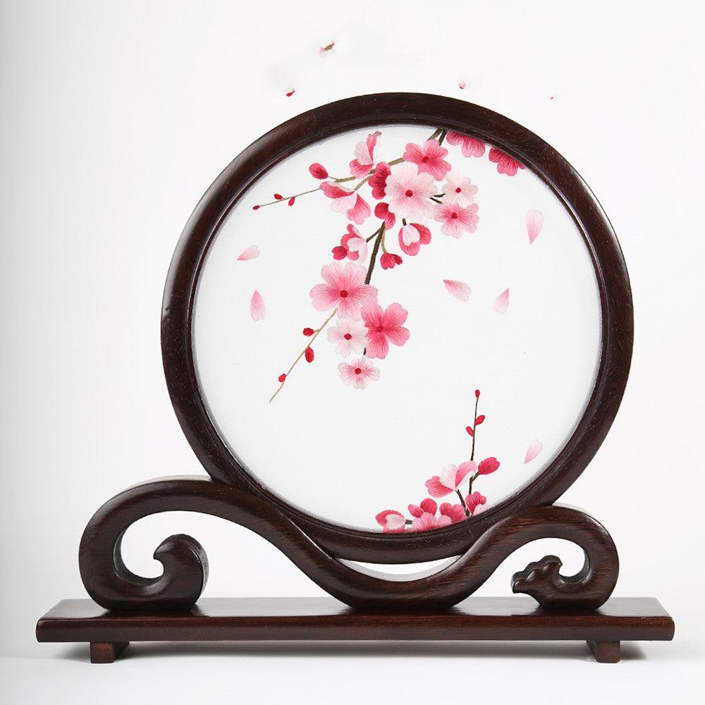 Featured Souvenirs Shu Embroidery Hand-embroidered Panda Ornaments Chinese Style Gifts