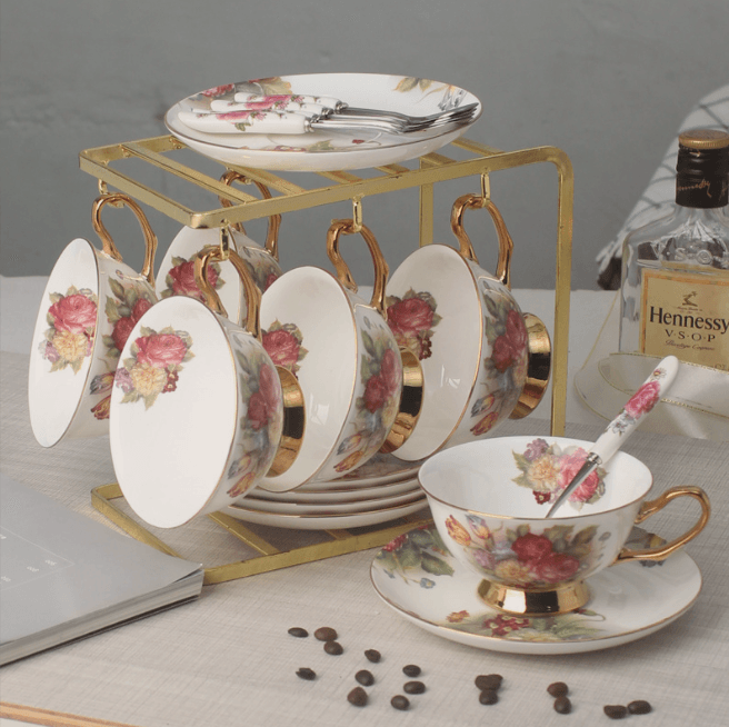 European Style Ceramic Cup Coffee Set