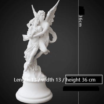 Plaster ornaments of the Greek goddess ins