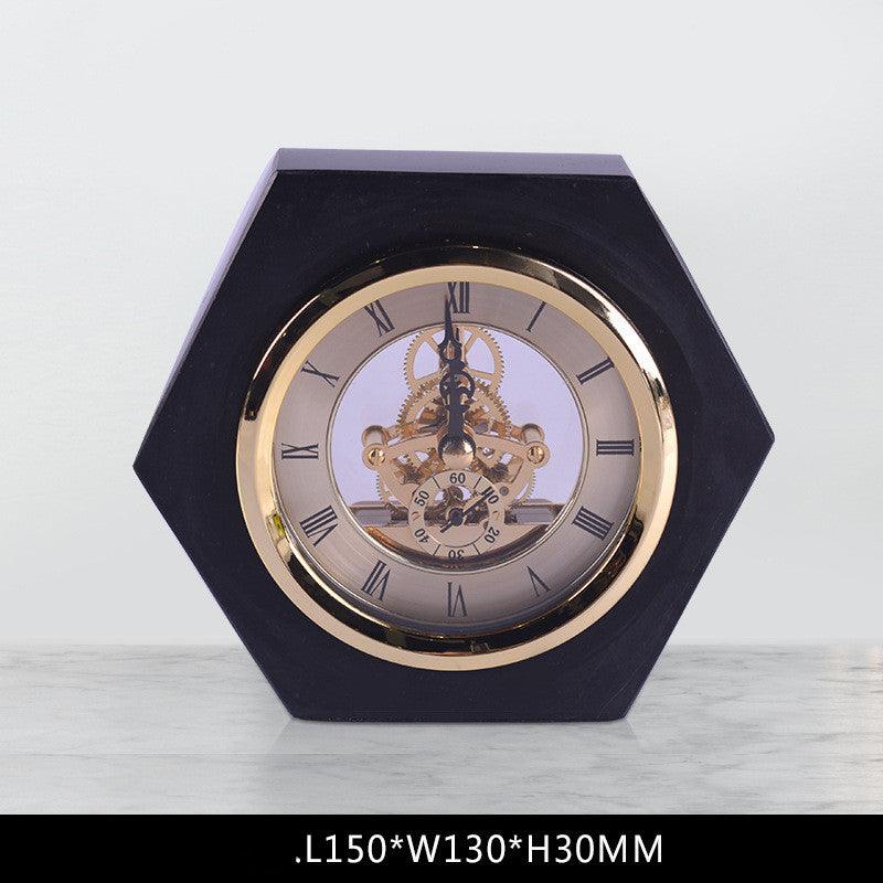 Desktop Personalized Marble Clock Ornaments