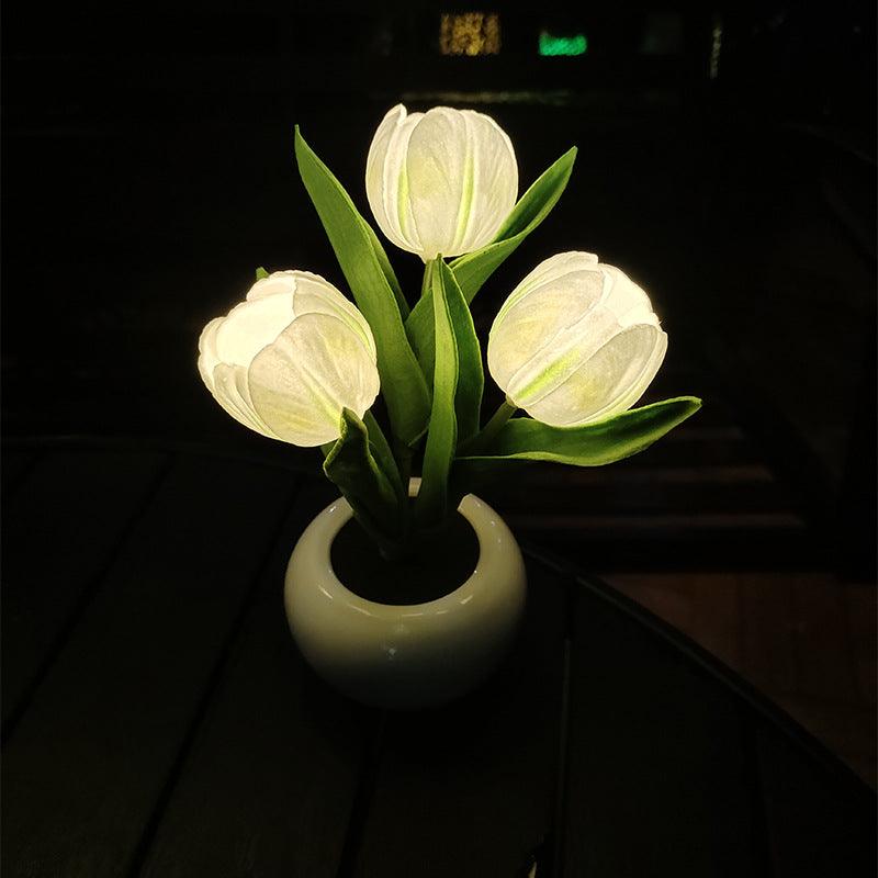 Tulip Simulation Flower Pot Pottery And Porcelain