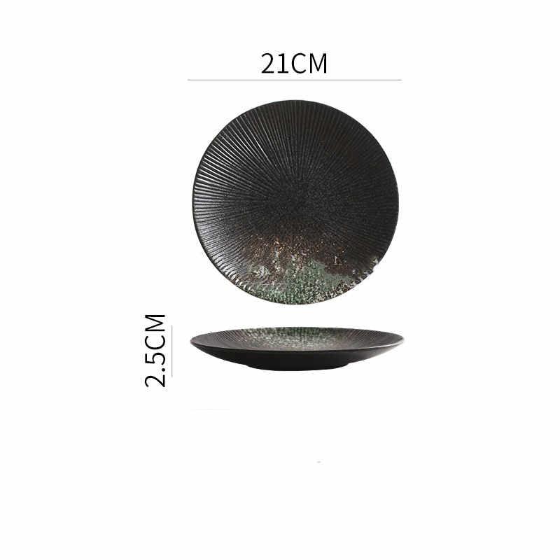 Porcelain Simple Round Ceramic Simple Plate