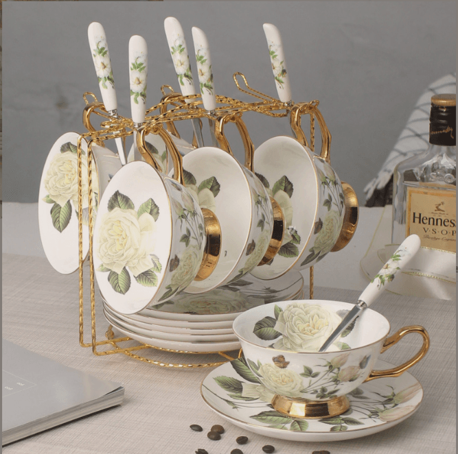 European Style Ceramic Cup Coffee Set