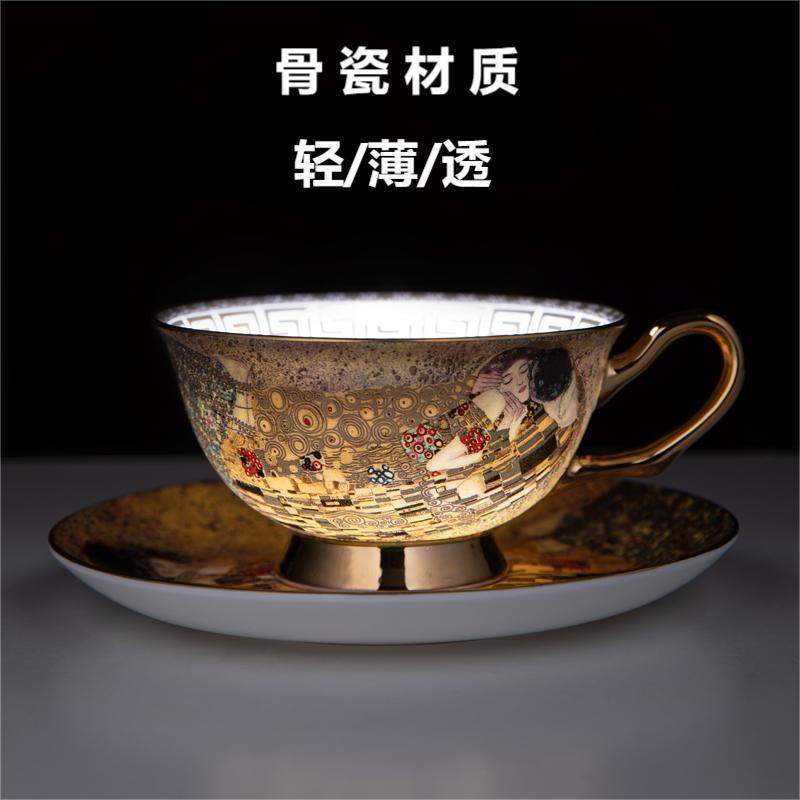 European Bone China Coffee Cup Cup Saucer Spoon Set Ceramic Cup