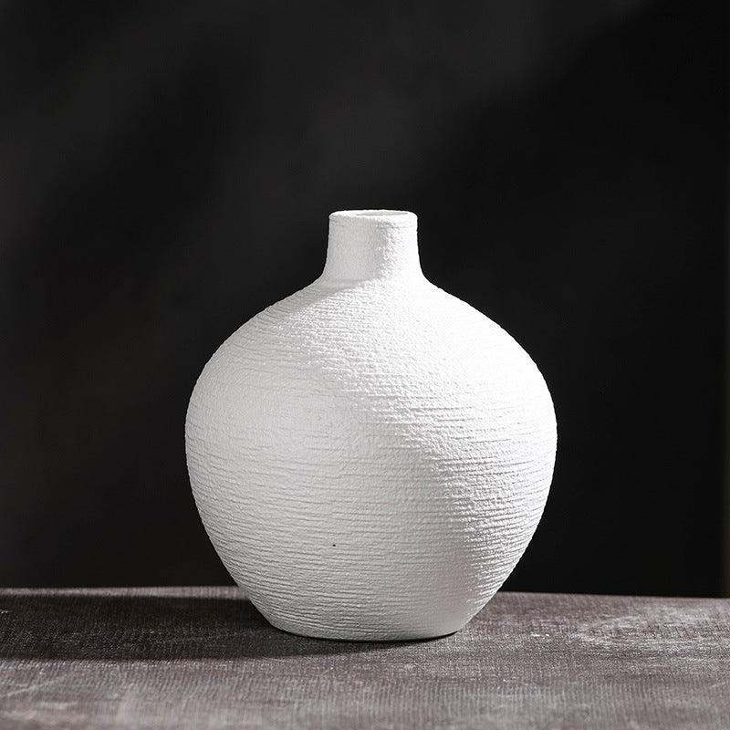 Simple Retro Jingdezhen Ceramic Vase Ceramic Handicraft Ornaments
