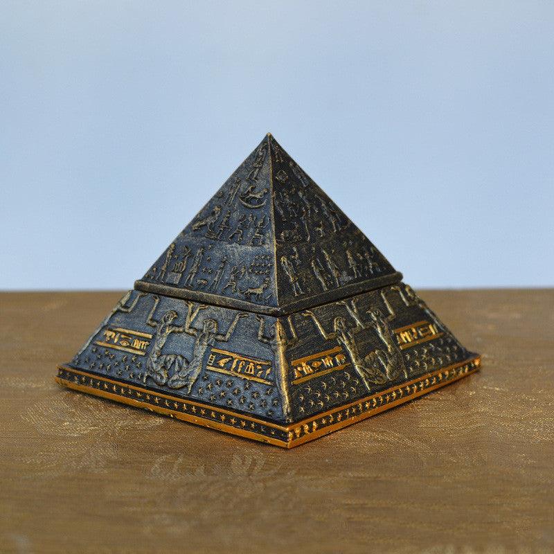Personality Ancient Egypt Khufu Pyramid Model Creative Small Ornaments Home Decoration Crafts Jewelry Box Gift