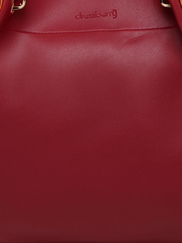 DressberryWomen Maroon Shoulder Bag - Extra Spacious