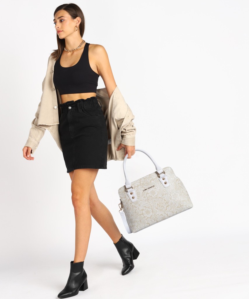 LINO PERROSWomen White Shoulder Bag - Regular Size