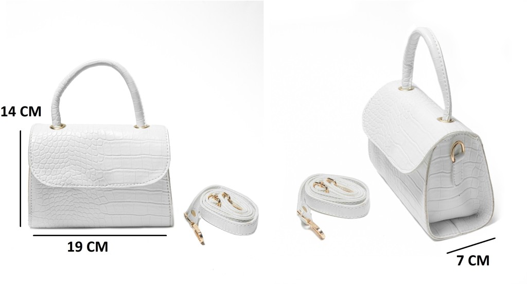 DONICYWhite Women Sling Bag - Mini