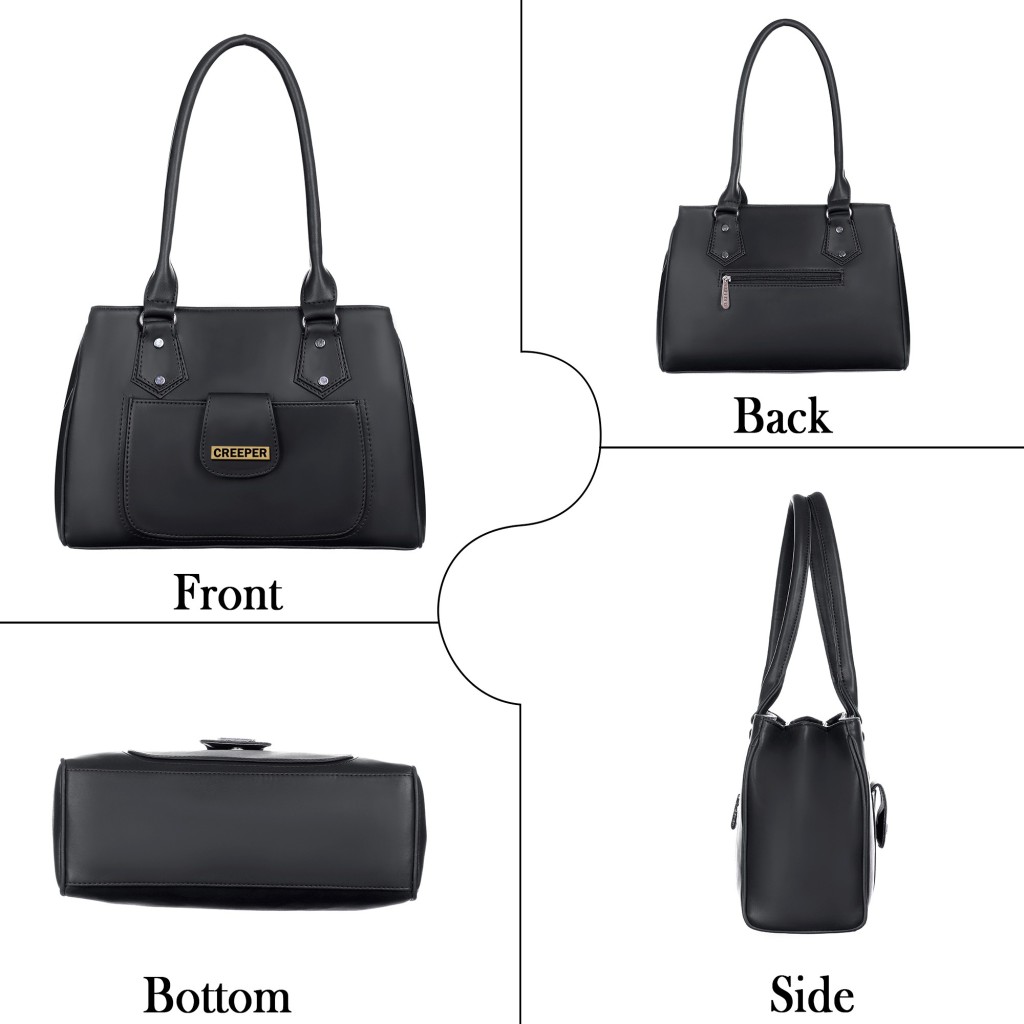 SnappyWomen Black Shoulder Bag