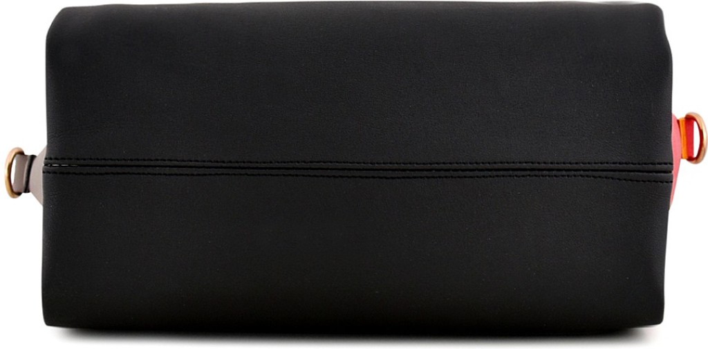 LaFilleWomen Black Hand-held Bag - Regular Size(Pack of: 2)