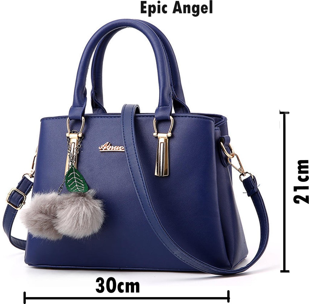 EpicAngleWomen Blue Hand-held Bag