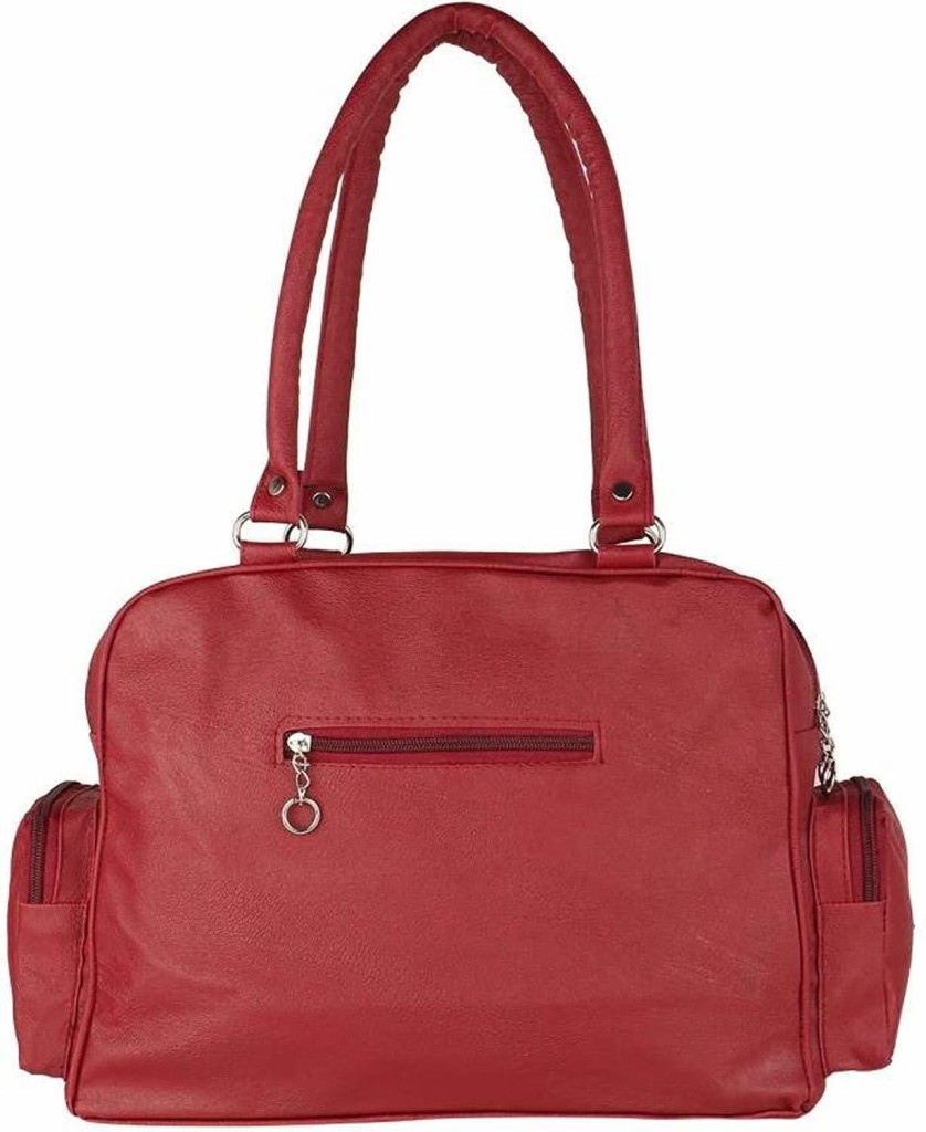 rishiWomen Maroon Hand-held Bag - Regular Size