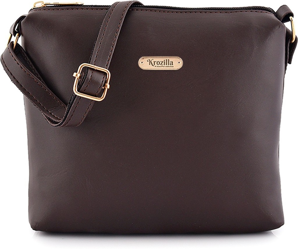 KrozillaBrown Women Sling Bag - Mini