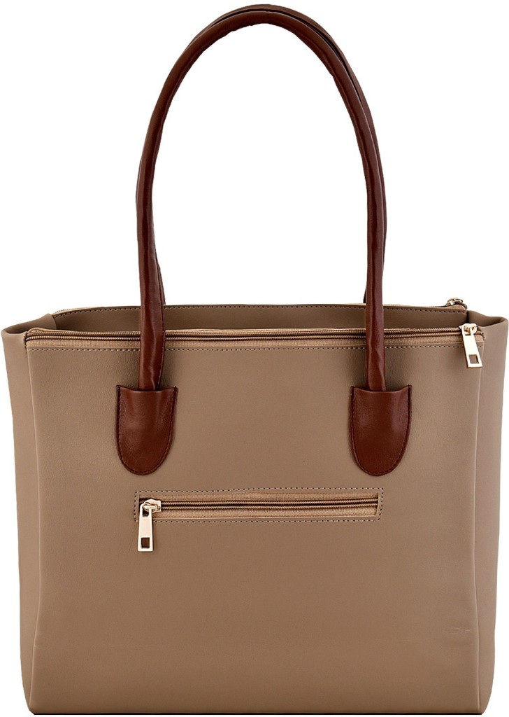 LaFilleWomen Beige Hand-held Bag - Extra Spacious(Pack of: 5)