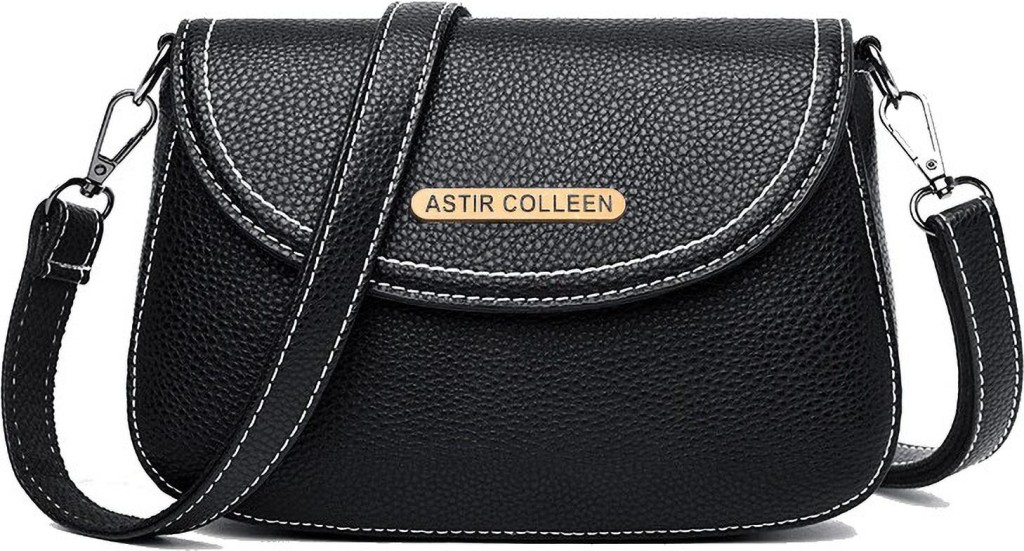 ASTIR COLLEENBlack Women Sling Bag - Regular Size