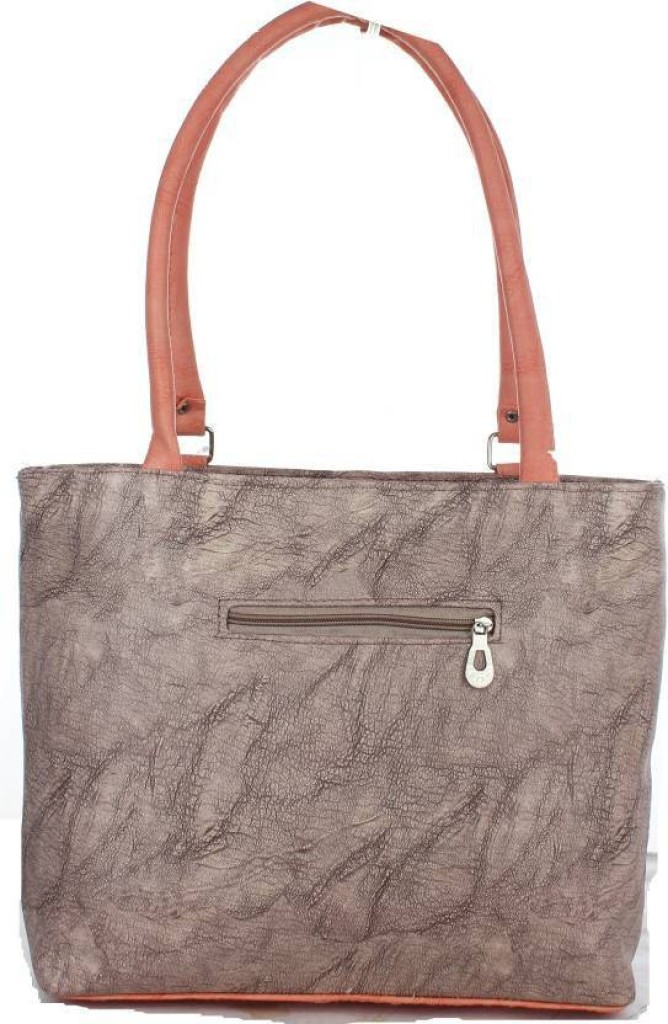 Ritupal COLLECTIONWomen Brown, Beige Hand-held Bag - Extra Spacious