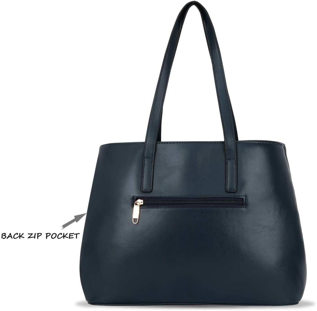 LAVIEWomen Blue Satchel - Extra Spacious