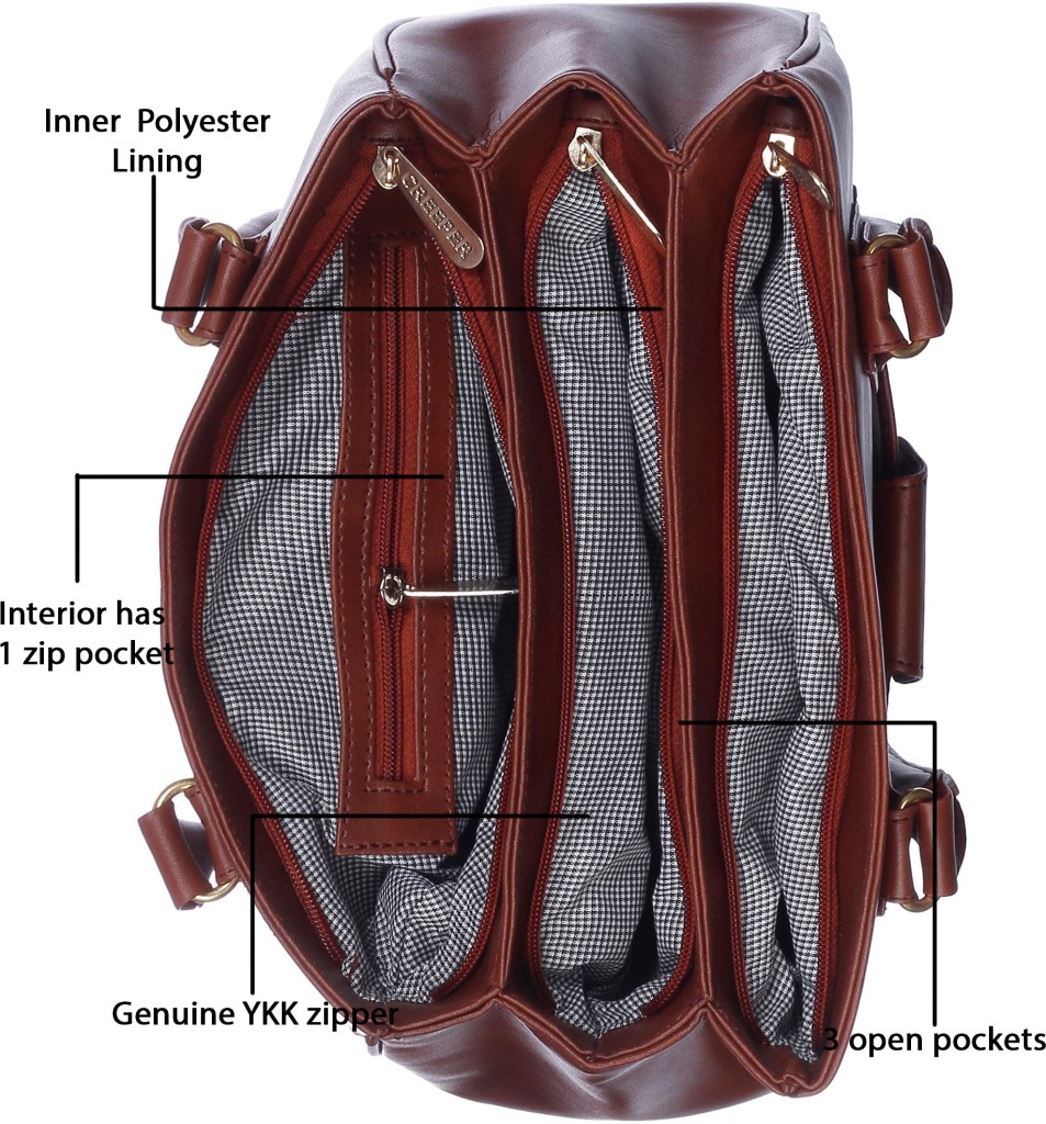 SnappyWomen Brown Shoulder Bag