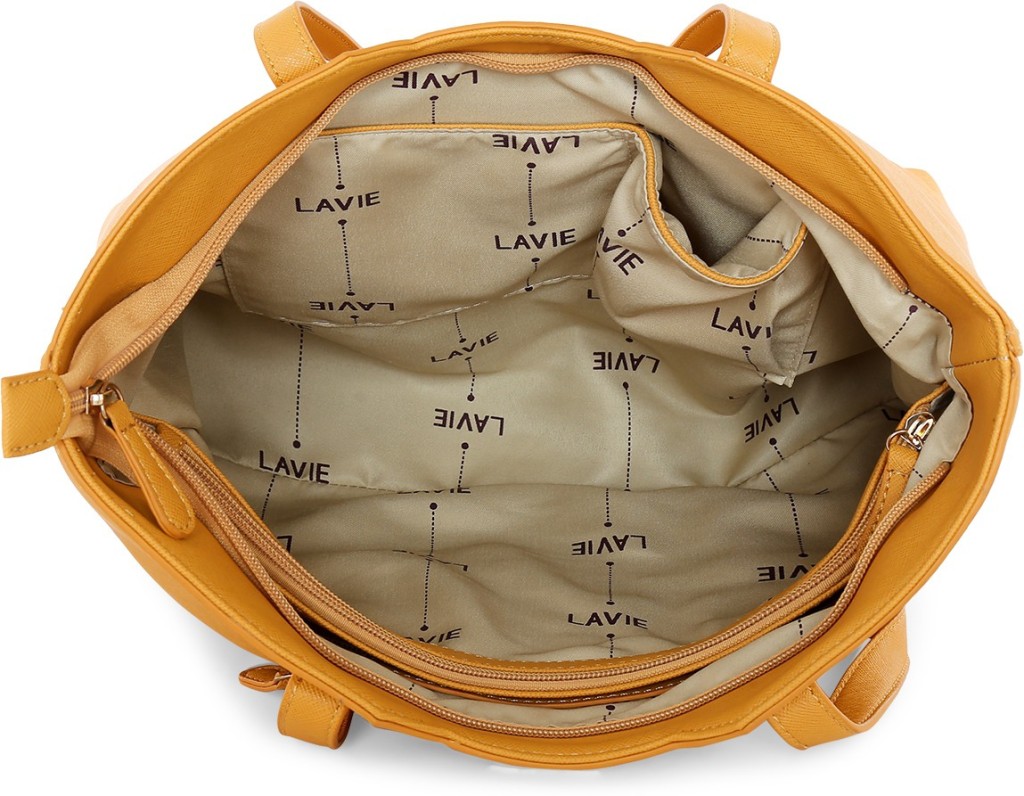 LAVIEWomen Yellow Tote - Regular Size