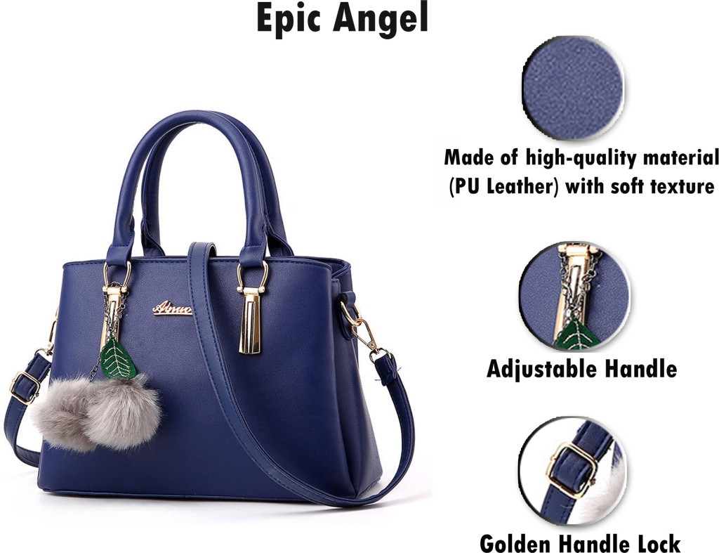 EpicAngleWomen Blue Hand-held Bag