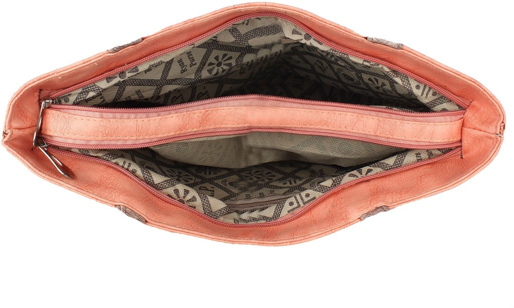 Ritupal COLLECTIONWomen Brown, Beige Hand-held Bag - Extra Spacious