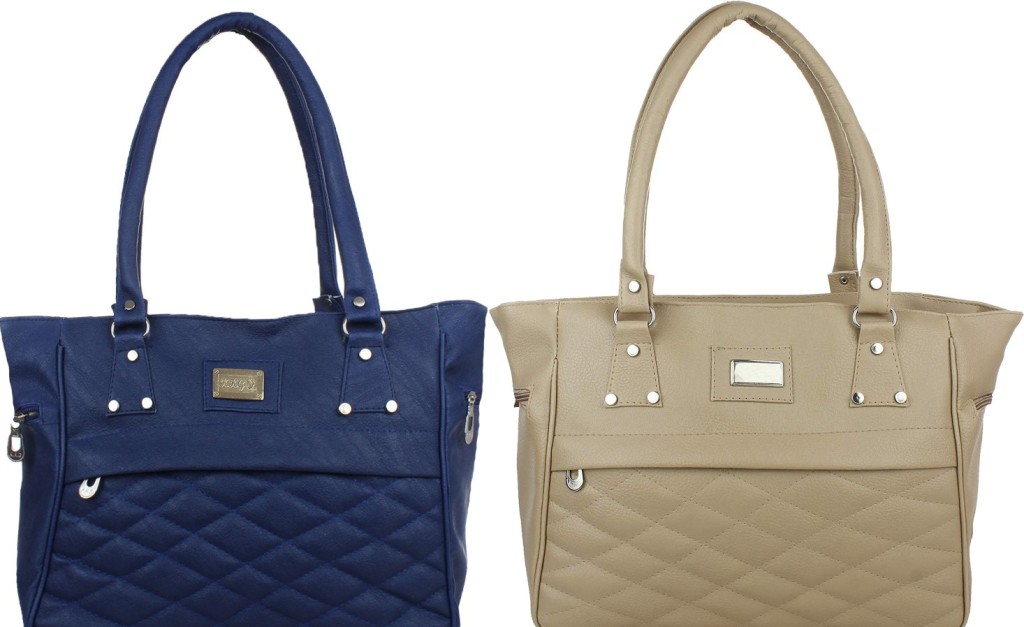 DowetWomen Beige, Blue Messenger Bag - Extra Spacious(Pack of: 2)