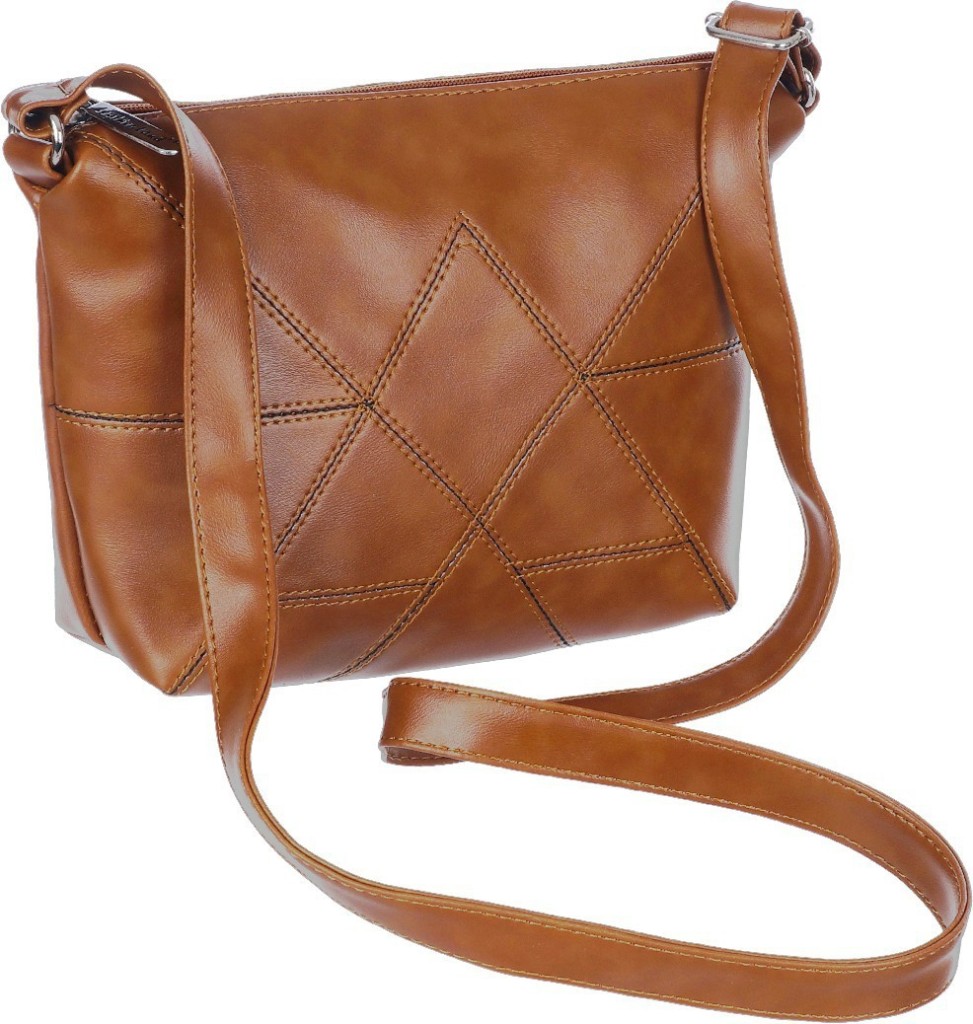 Leather LandBrown Women Sling Bag - Regular Size