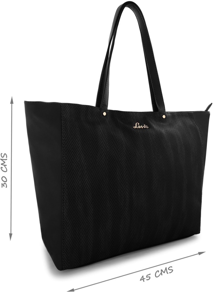 LAVIEWomen Black Shoulder Bag - Extra Spacious