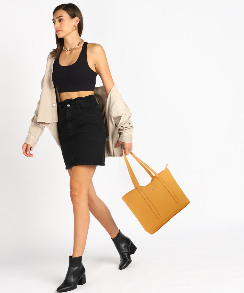 LAVIEWomen Yellow Tote - Regular Size